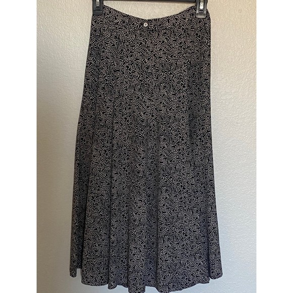 Vintage Liz Claiborne flat front pleat detail printed skirt size - 4 (Pre-Owned) - Picture 3 of 9